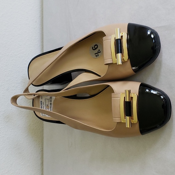 MICHAEL Michael Kors Leather Colorblock Slingback Size 9 1/… - Picture 1 of 8